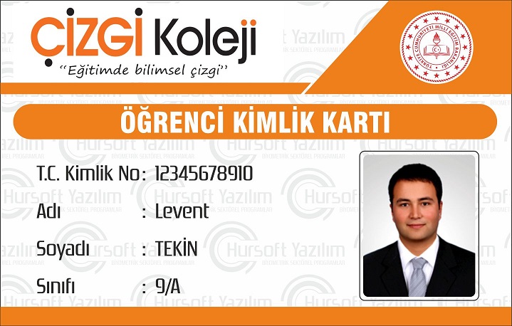 okul öğrenci kimlik kartları