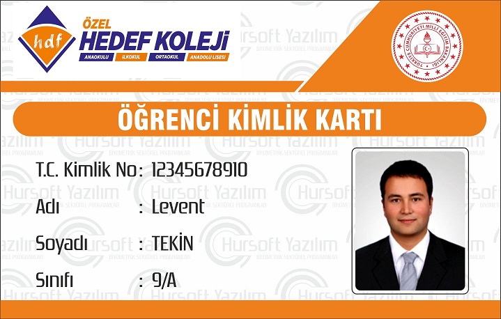 okul öğrenci kimlik kartları